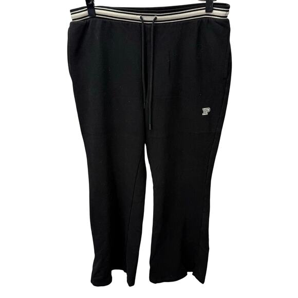 Pink Women’s Sweatpants sz L Wide Leg Drawstring #H154 - Picture 1 of 7